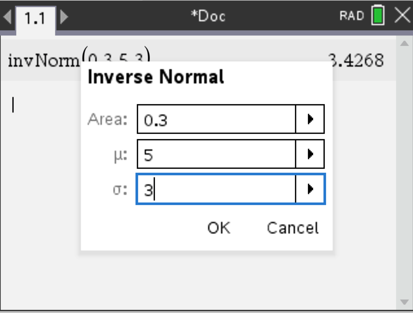 Inverse Normal Screenshot
